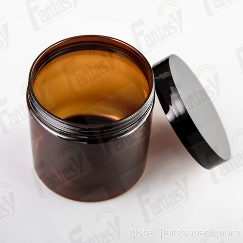 Plastic Cosmetic Cream Jar with Lid pet plastic cosmetic cream jar with lid Factory